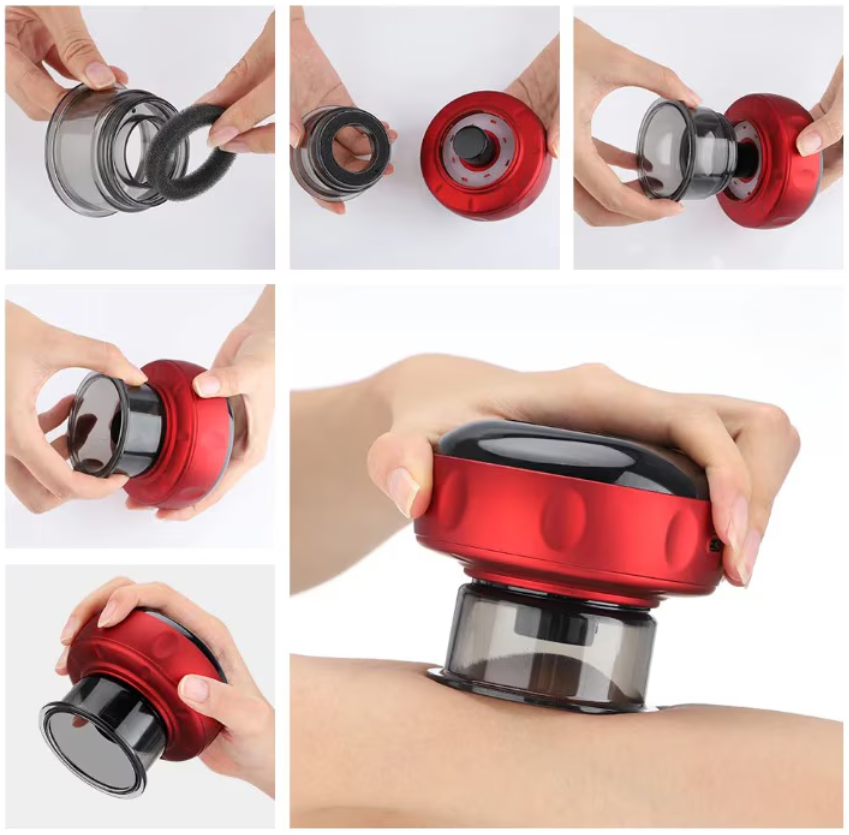 Aparat Profesional Masaj Anticelulitic, Tonifiere, cu Incalzire si Vacuum in 12 Trepte