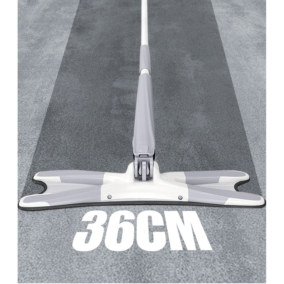 Mop microfibra, reglabil. Inaltime 140 cm. Otel inoxidabil