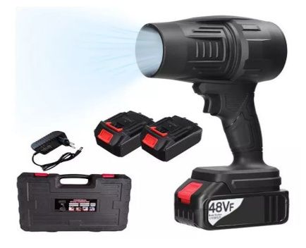 Suflanta turbo multifunctionala cu 2 acumulatori 48V, motor 150.000 RPM. Putere maxima, portabila, indispensabila.